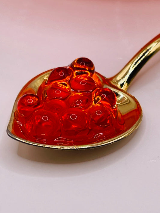 Caviar and Worms with Sodium Alginate